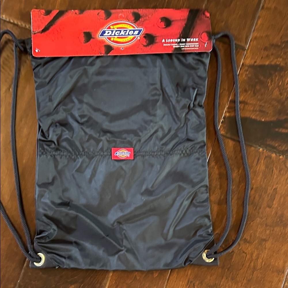 Dickies Black Drawstring Bag